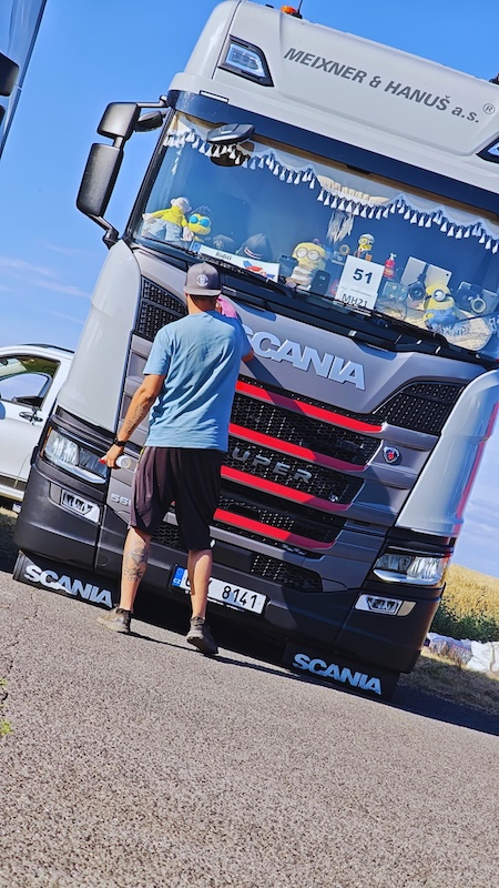 Charity truck gathering Trucks for Children 2026