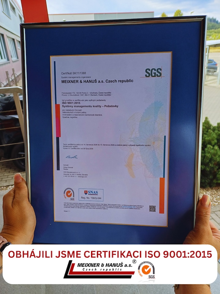 We have successfully defended the ISO 9001:2015 quality certification